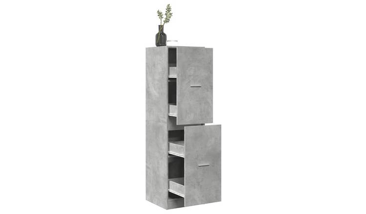 Walplus Engineered Wood Cabinet - Granite Grey - 40 x 41 x 144.5 cm