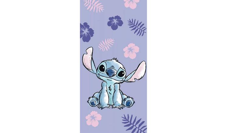 Lilo & Stitch Stitch Beach Towel - Purple