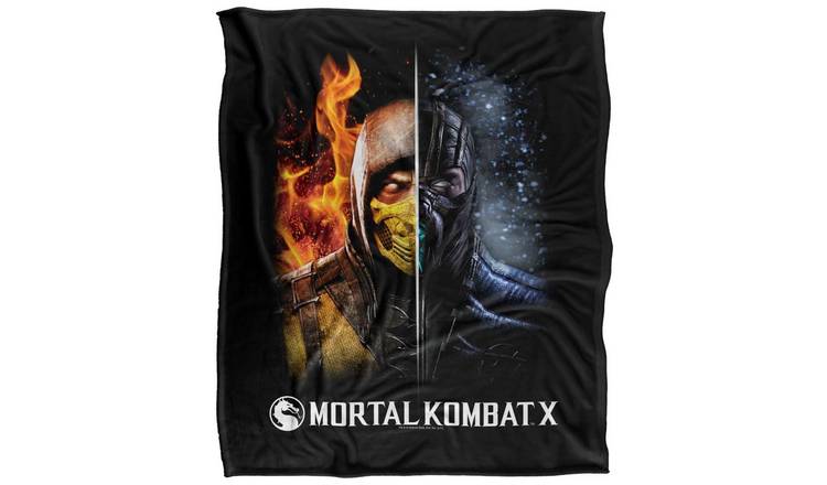 Mortal Kombat Subzero Scorpion Soft Touch Blanket - 152cm x 127cm