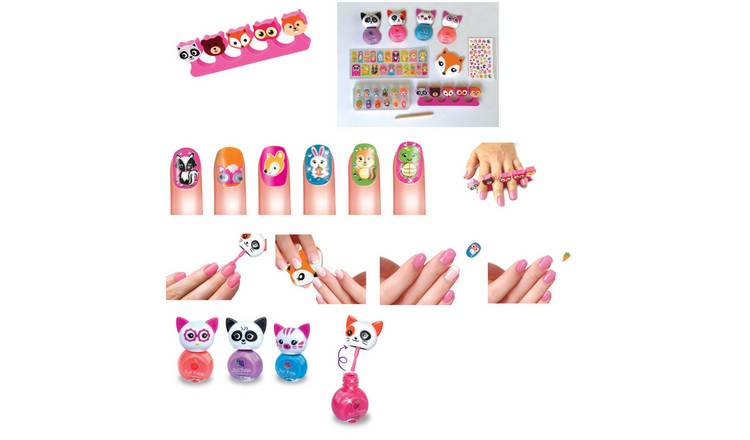 Small World Toys Crazy Critter Nails Craft Set
