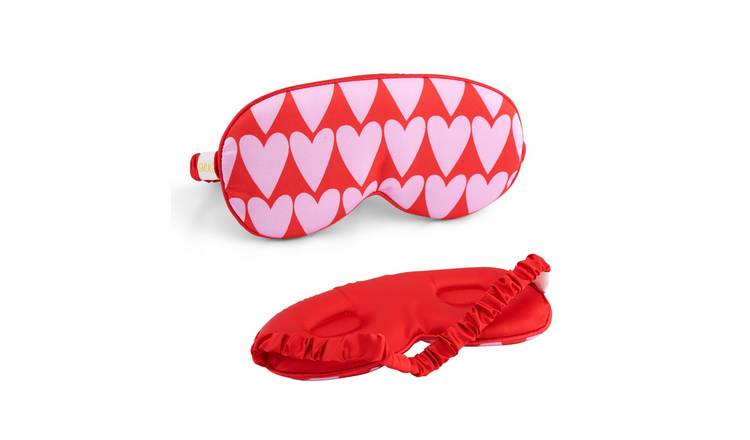 SMUG Cloud Padded Satin Sleep Mask - Longheart Print