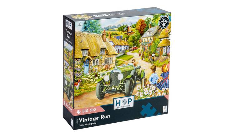 The House of Puzzles Vintage Run BIG 500 Puzzle 3 Years +
