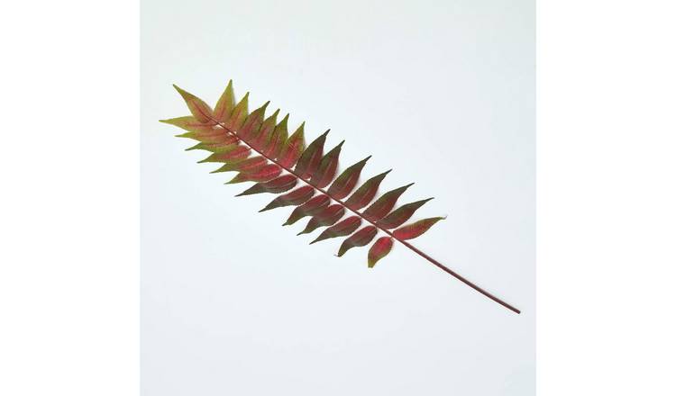 Homescapes Polyester Fern Leaf Stem artificial trees and plants - Green