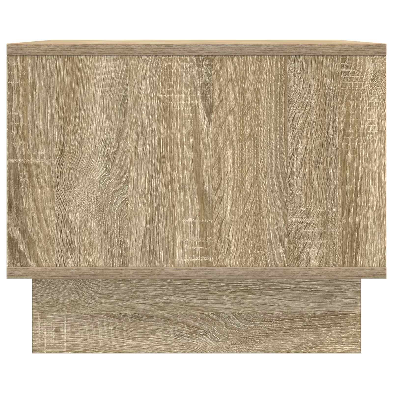 Walplus 2 Shelf Coffee Table - Sonoma Oak - 90 x 50 x 40 cm - Image 5