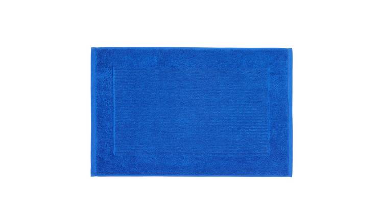 Homescapes Turkish Cotton Bath Mat - Royal Blue