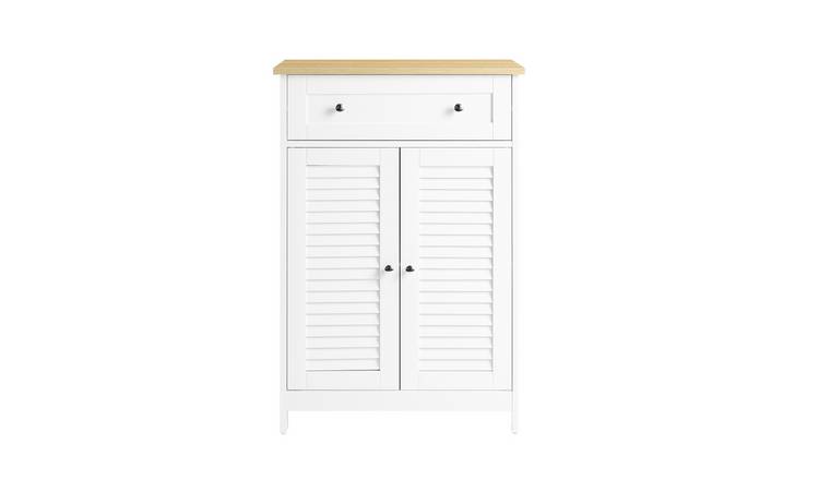 SoBuy 1 Drawer 2 Door 1 Shelf Bathroom Storage Cabinet - White