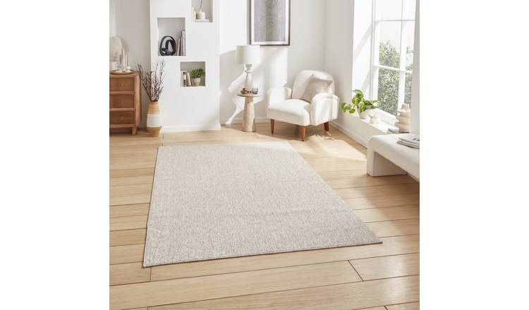 Mega Flooring Brown Modern Plain Rug - 200 x 290cm