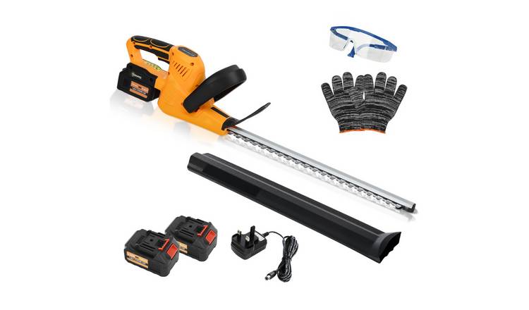 Outsunny Brushless Cordless Hedge Trimmer – Orange