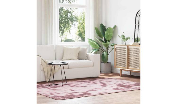 Walplus Navarra Polyester Rug - Dusty Pink - 160 x 230cm