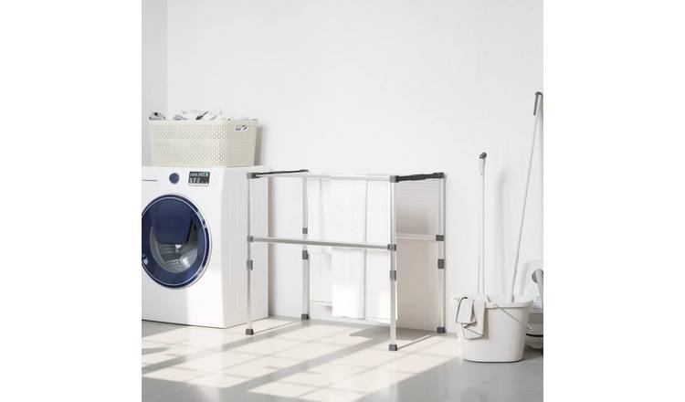 Walplus Aluminium Laundry Dryer 83x(50-55)x(40-85) cm - Silver