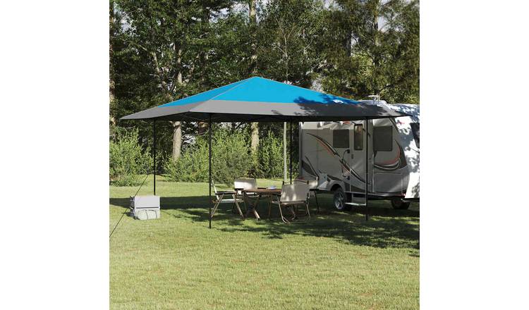 Walplus 395 x 395 x 251 cm Manual Fabric Canopy Tent - Blue