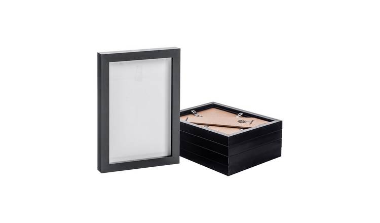 Nicola Spring Photo Frames - A5 - Set of 5 - Black