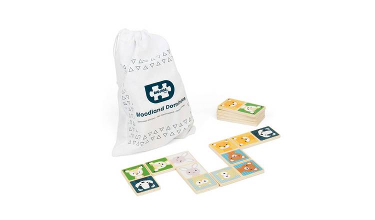 Bigjigs Toys Woodland Animal Dominoes - 2 Years +
