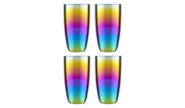 Orsina Aurora Set of 4 Hi Ball Glasses – Assorted