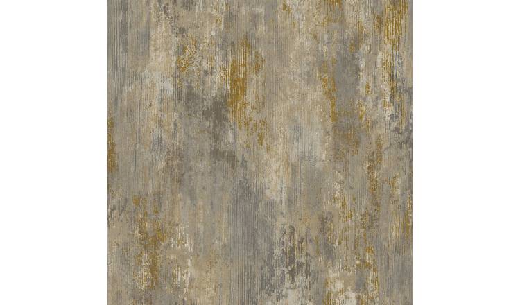 Grandeco Vincenzo Distressed Italian Plaster Wallpaper - Taupe