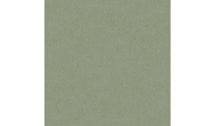 Grandeco Varadero Plain Plaster effect Blown Vinyl Wallpaper - Green