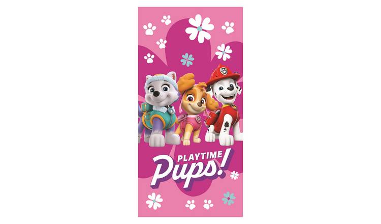 Paw Patrol Playtime Pups Beach Towel - Pink