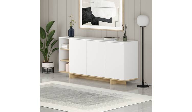 Decortie Stockton Sideboard - White & Oak