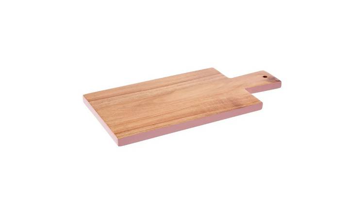 Orsina Socorro Acacia Wood Chopping and Serving Board - Pink