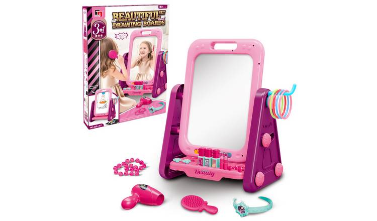 deAO Vanity And Drawing Play Set - Pink