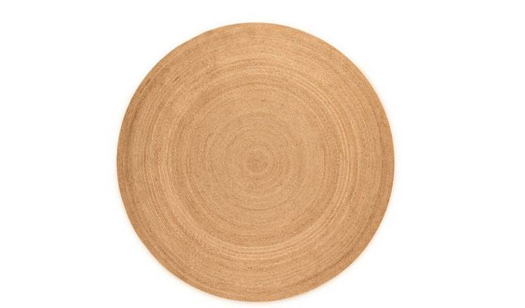 Hanse Home Gold Rangpur Natural Flatweave Braided Round Rug - 140cm