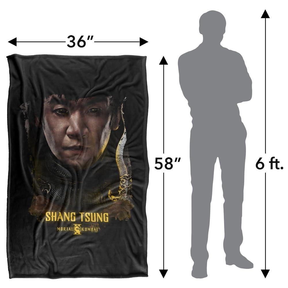 Mortal Kombat 2 Shang Tsung Portrait Blanket - 152cm x 127cm - Image 4