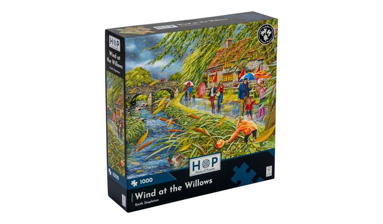 The House of Puzzles Wind at the Willows 1000 Piece Jigsaw Puzzle+