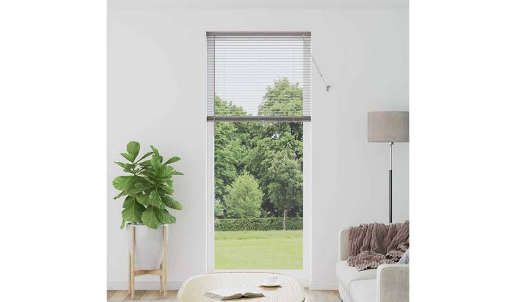 Walplus Polyester Window Blind - Silver - 220 x 85 cm
