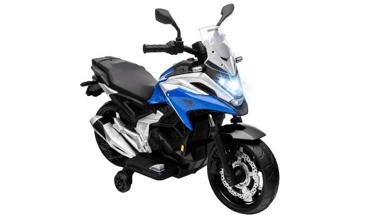 AIYAPLAY Honda 12V 3-6 Years Training Wheels Electric Motorbike – Blue