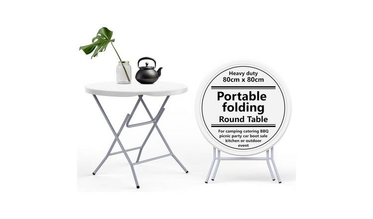 Vivo Technologies Portable Round Folding Table - 80cm