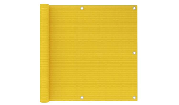 Walplus HDPE Balcony Screen - Yellow - 90 x 500 cm