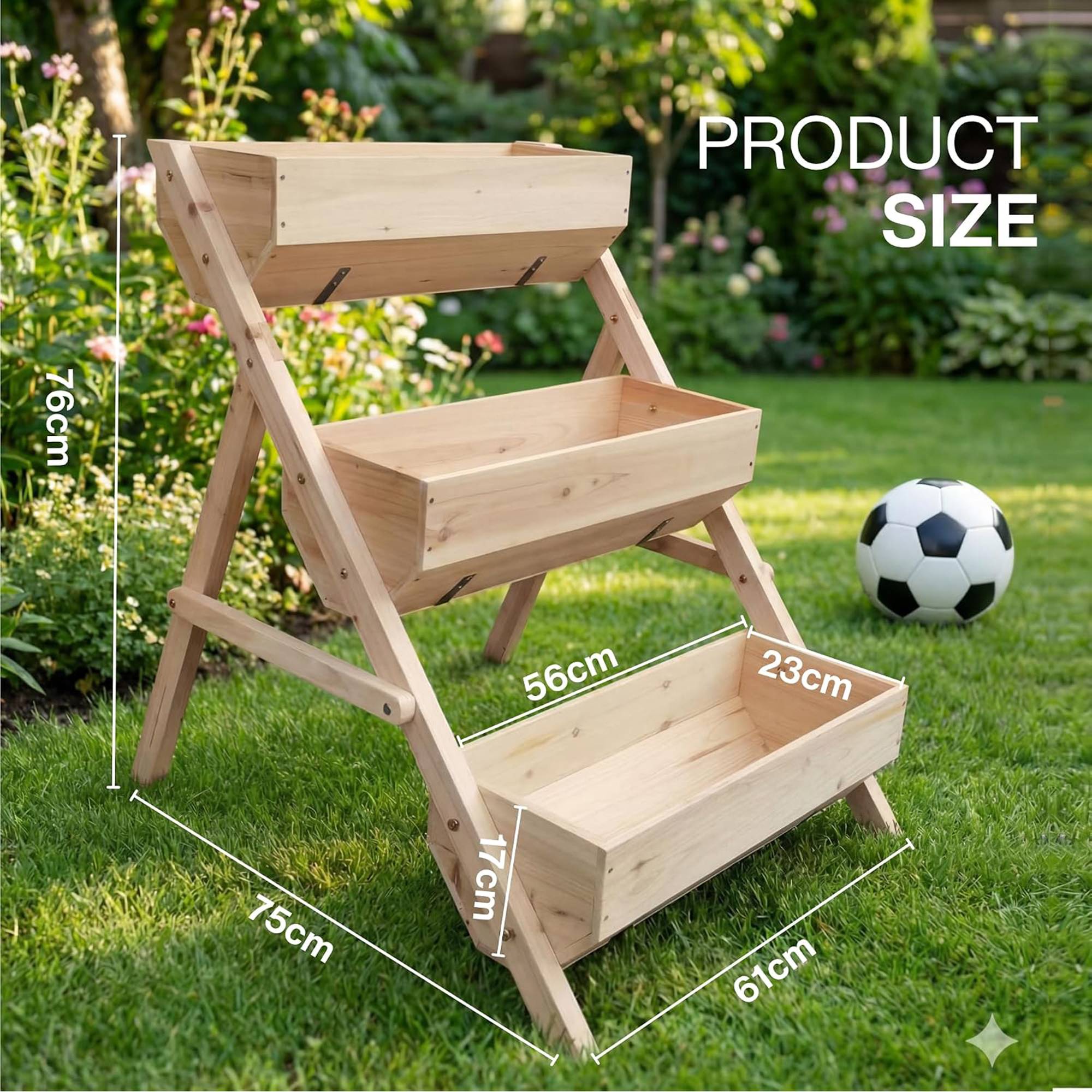 Greenera Raised Garden Bed - Natural - Image 6