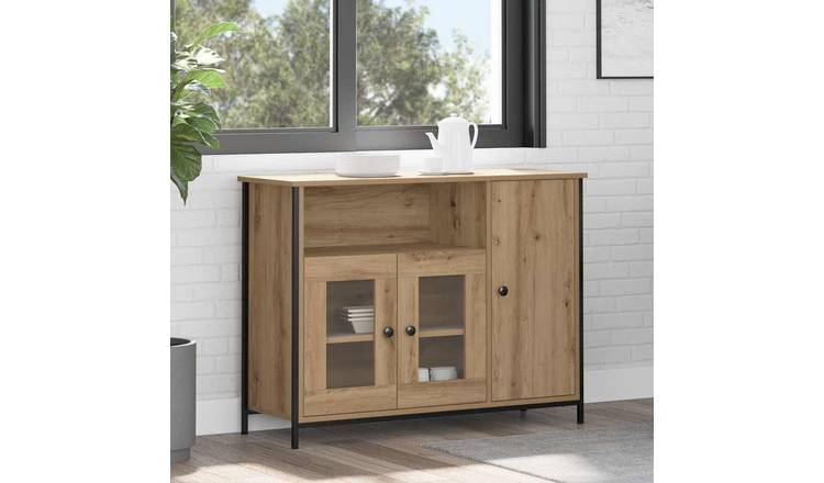 Walplus Sideboard - Artisan Oak - 100 x 35 x 75 cm