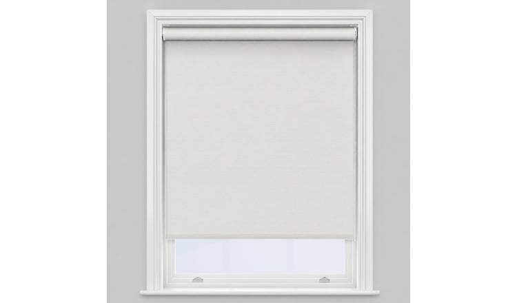 New Edge Blinds Grey Water Resistant Blackout Roller Blinds - 60cm x 160cm