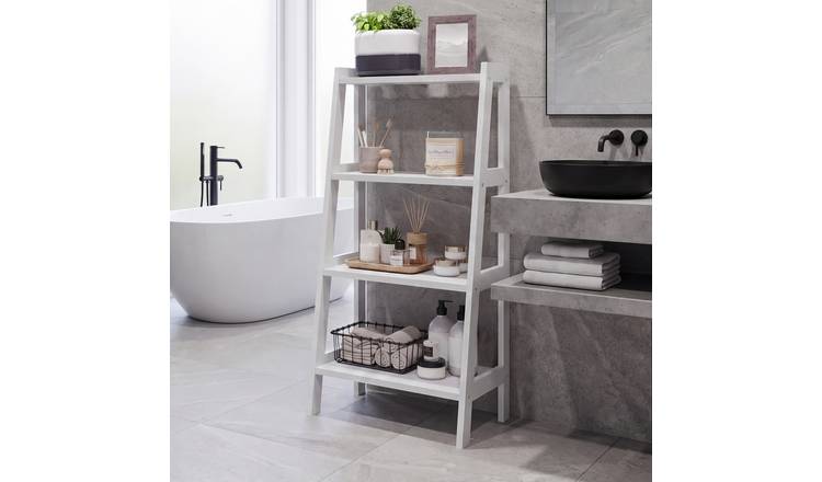 Bath Vida Hayle 4 Tier Step Ladder Unit - White
