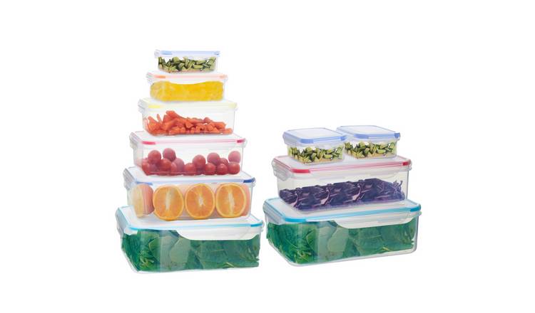 Orsina Herrela Set of 10 Food Containers with Airtight Lids