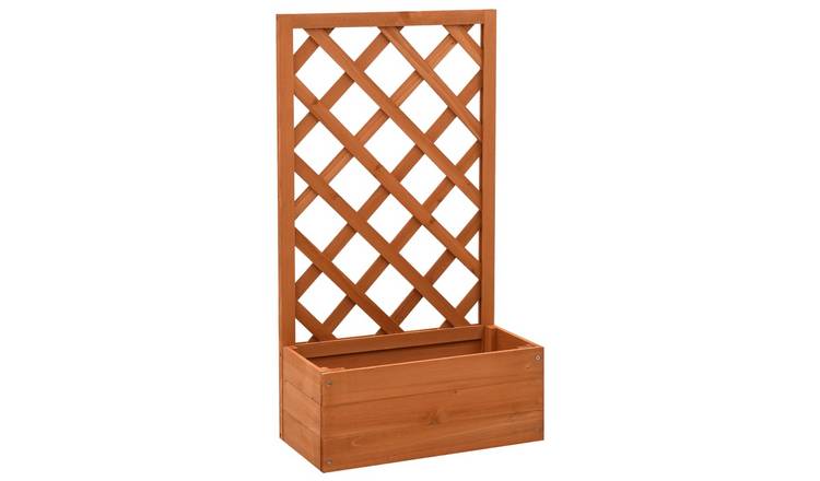 Walplus Firwood Garden Planter - 50 x 25 x 90 cm
