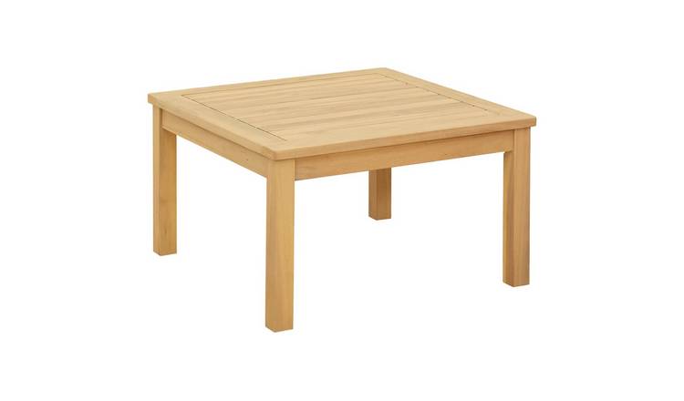 Walplus Square Solid Wood Coffee Table - Light Wood - 60 x 60 x 36 cm