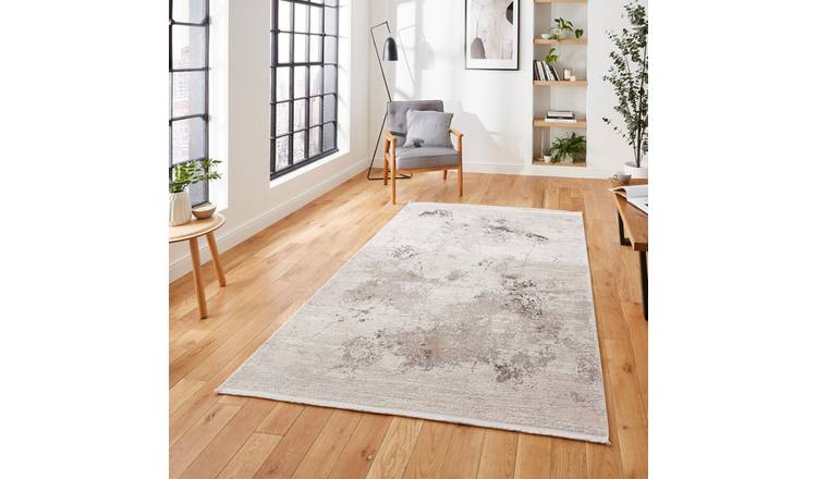 Mega Flooring Beige Modern Abstract Rug - 120 x 170cm