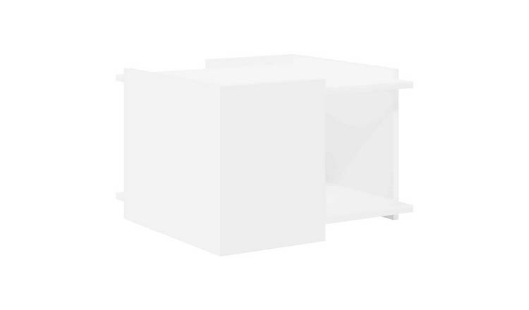 Walplus Engineered Wood Coffee Table - White - 50.5 x 50 x 33 cm