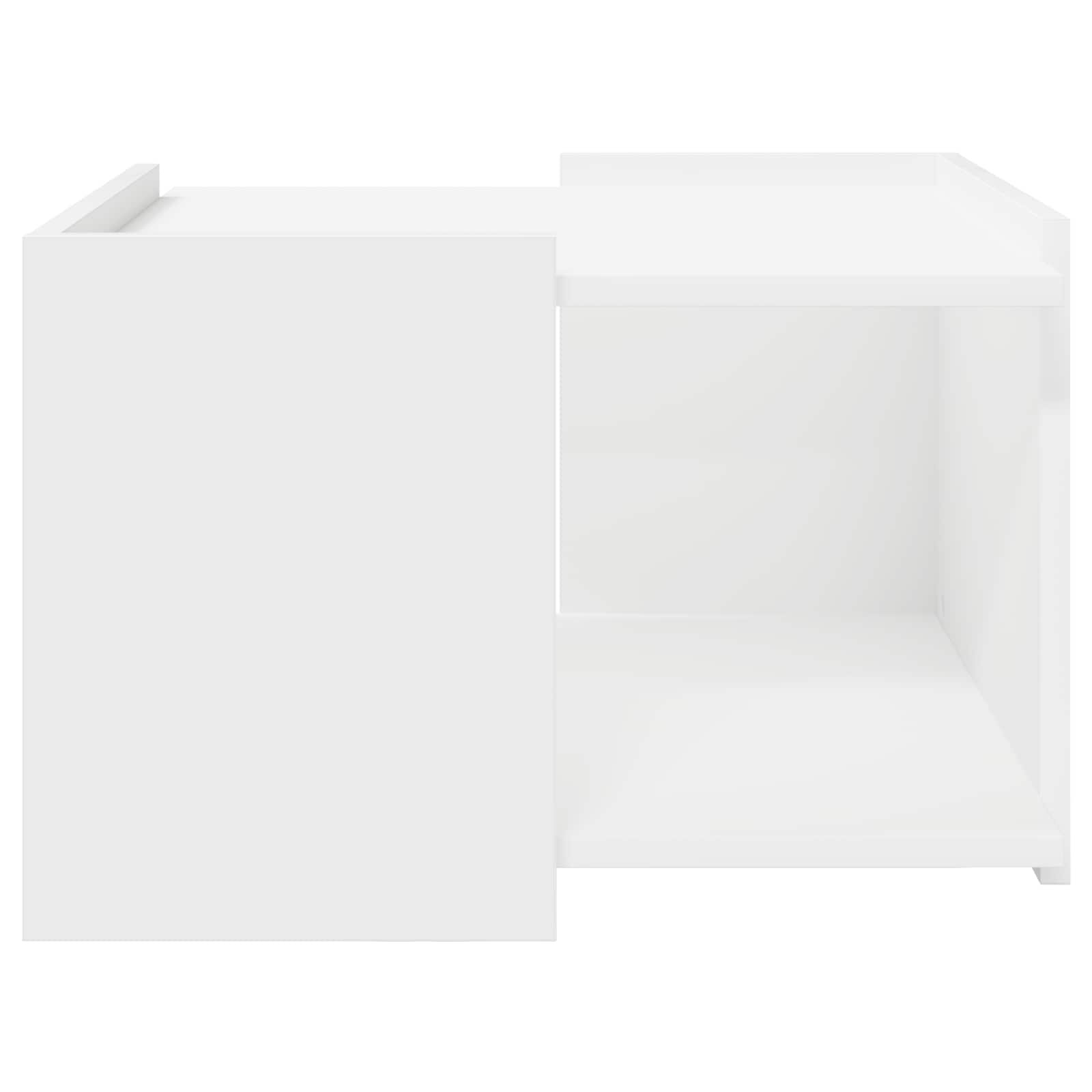 Walplus Engineered Wood Coffee Table - White - 50.5 x 50 x 33 cm - Image 4