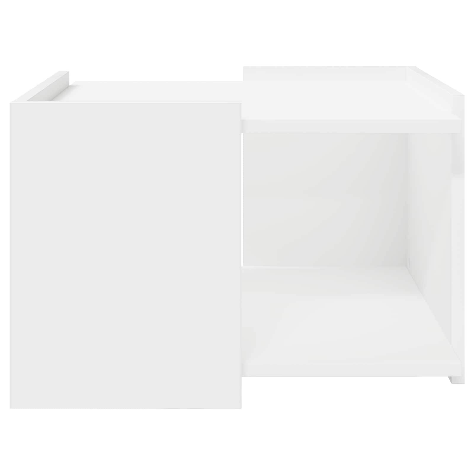 Walplus Engineered Wood Coffee Table - White - 50.5 x 50 x 33 cm - Image 4