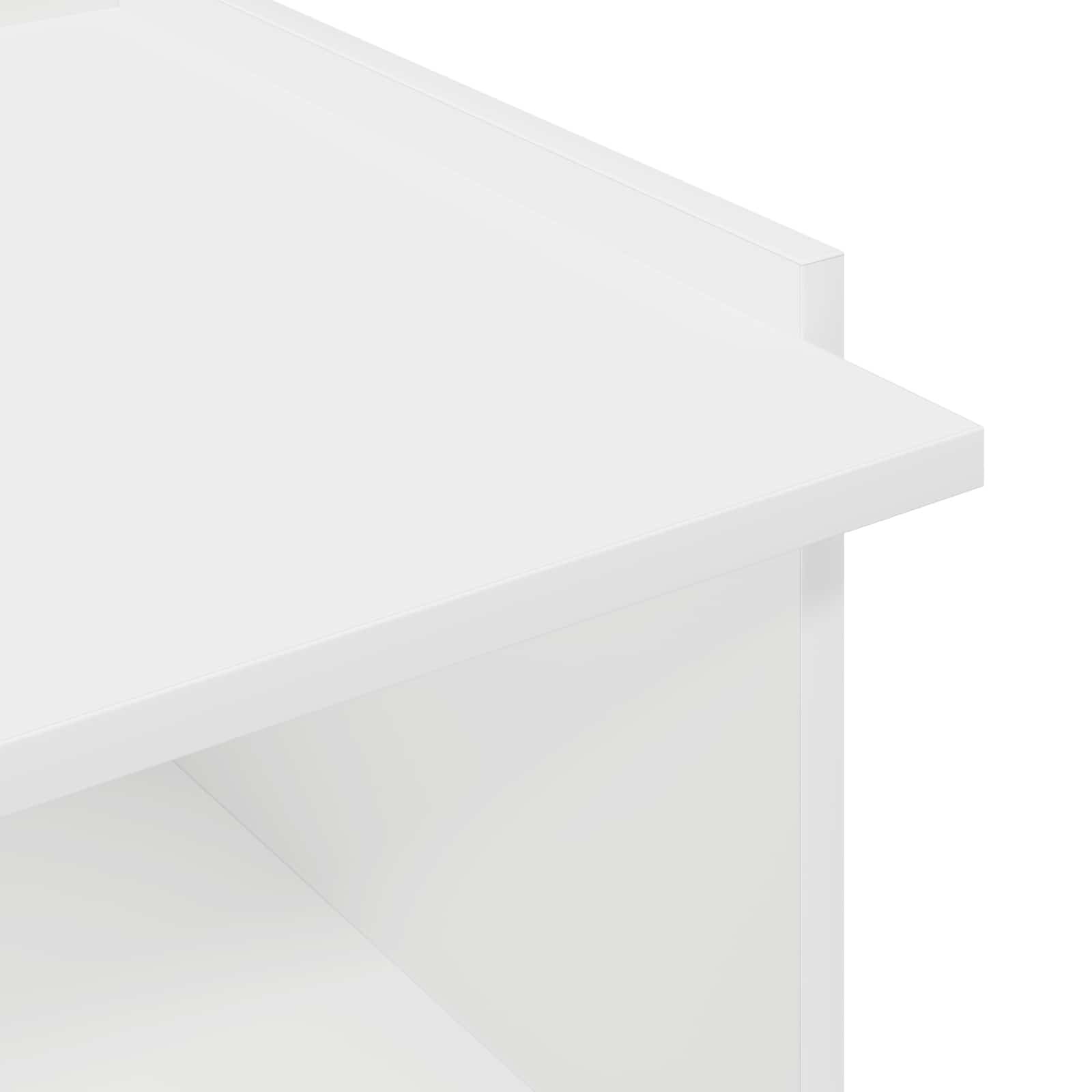 Walplus Engineered Wood Coffee Table - White - 50.5 x 50 x 33 cm - Image 6