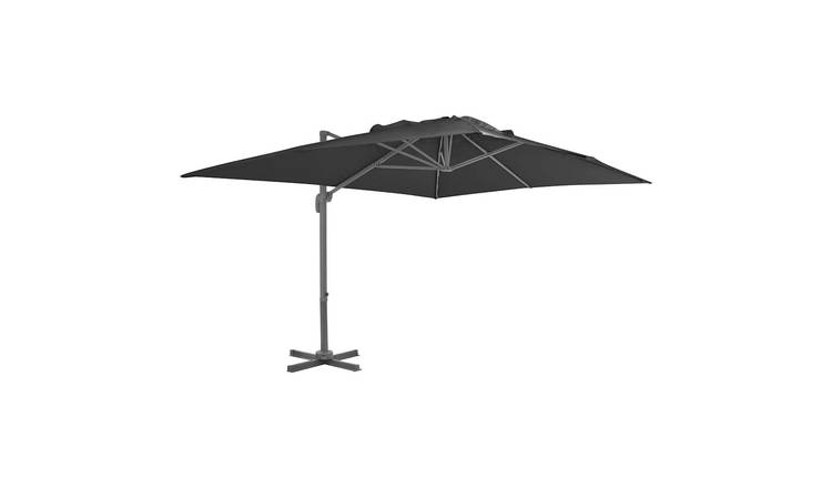 Walplus Cantilever Parasol - Anthracite - 400 x 300 x 268 cm