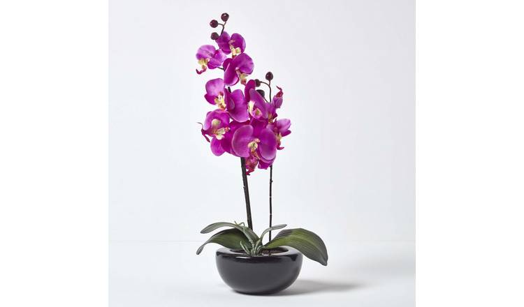 Homescapes Handcrafted Oriental Style Artificial Orchids - Pink