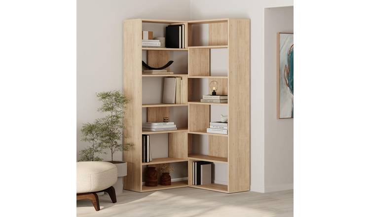 Decortie Molly Particleboard Bookcase - Oak