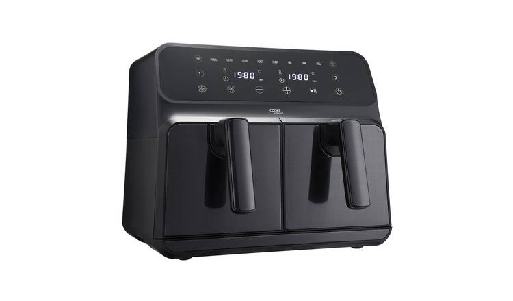 Cooks Professional 8L Digital Dual Basket Air Fryer - Black