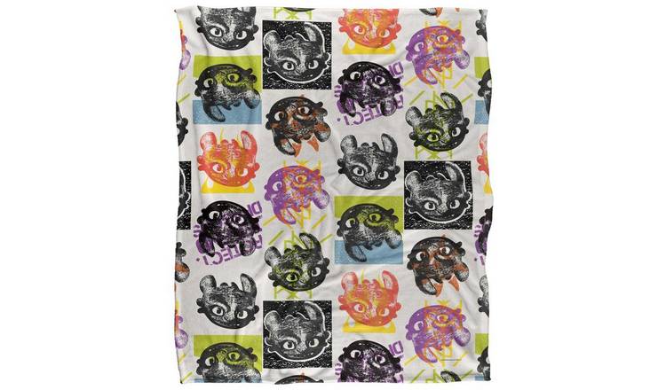 How To Train Your Dragon Lino Throw - 152cm x 127cm