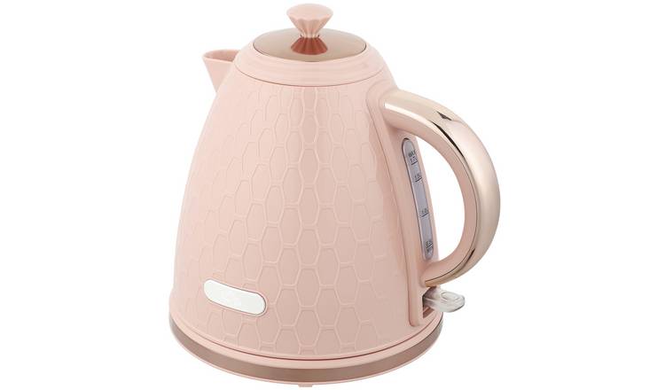 HOMCOM Auto Shut Off Electric Kettle with Anti scale Filter - Light Pink