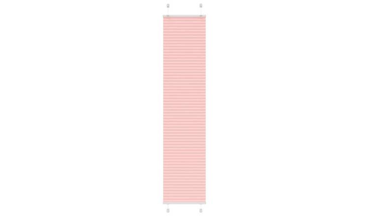 Walplus Polyester Pleated Blind - Pink - 40 x 200 cm